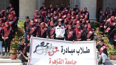 جامعة القاهرة توزع 2500 كرتونة مواد غذائية على أهالي البدرشين