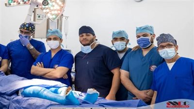 إجراء أول عملية جراحية لتطويل أوتار الطرفين السفليين لطفل مصاب بشلل دماغي بجامعة طنطا