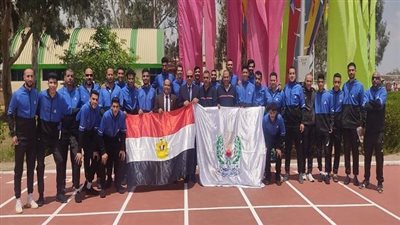 مشاركه متميزه لطلاب جامعة المنصورة في إحتفالات تحرير سيناء