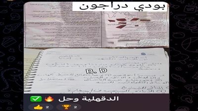 تداول امتحان الدراسات الاجتماعية على جروبات الغش بمحافظة الدقهلية