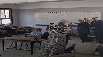 الدكتور رضا حجازي يتفقد لجان امتحانات الشهادة الاعدادية فى الدقهلية