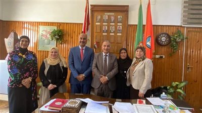 الفولي وصبري يناقشان تقرير التربية العملي لهذا العام بكلية الاقتصاد المنزلي بالمنوفية