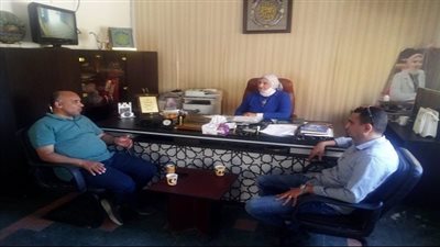 وكيل تعليم مطروح يلتقى وكيل وزارة التموين ومدير مرفق الإسعاف