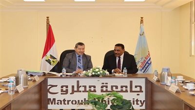 مجلس جامعة مطروح يتابع انتظام سير امتحانات الفصل الدراسي الثاني