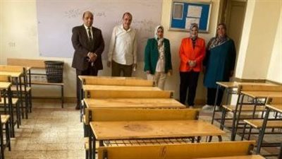 التعليم تتابع جاهزية المدارس لاستقبال امتحانات الثانوية العامة