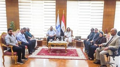 رئيس جامعة كفر الشيخ يستقبل 