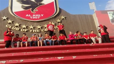 زيارة أطفال مركز رعاية ذوي الإحتياجات الخاصة بجامعة عين شمس للنادي الأهلي