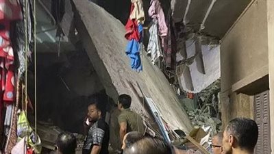 عاجل ..  مصرع وإصابة 6 فى انهيار مبنى بحدائق القبة