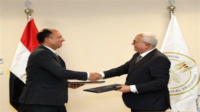 برتوكول تعاون بين وزارة التربية والتعليم وجامعة حلوان لتقديم 