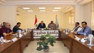 مجلس جامعة مطروح يعتمد نتائج طلاب الفرق النهائية في جلسته الـ 65
