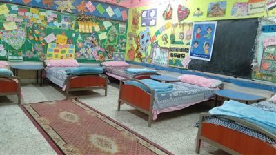 تجهيز استراحات للمشاركين بامتحانات الدور الثانى في الثانوية العامة فى كفر الشيخ