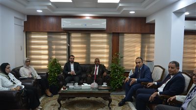 القومية للاستشعار من البعد تبحث أوجه التعاون المشترك مع محافظة المنيا