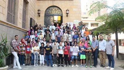 تربية نوعية عين شمس تستقبل 70 طفلًا من جامعة الطفل