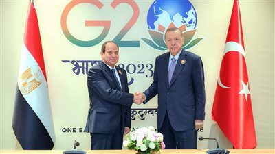  الرئيس السيسي يلتقي اليوم بنيودلهي مع الرئيس التركي رجب طيب أردوغان