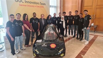 فوز فريق الالمانية بالقاهرة بالمركز الأول في مسابقة شل البيئي 2023