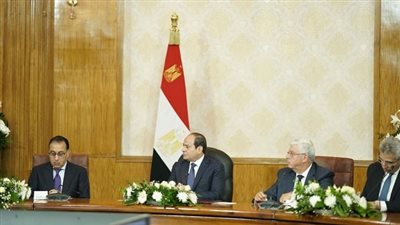 رضا حجازي أمام الرئيس السيسي: تدريب أكثر من مليون معلم