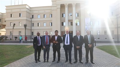 وفد من الجامعات البريطانية يزور جامعة القاهرة الدولية بمدينة 6 أكتوبر