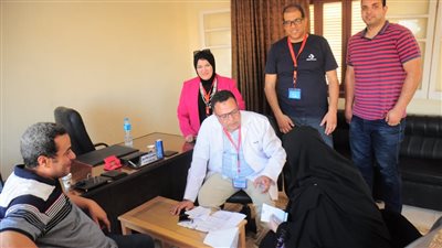 قافلة جامعة كفر الشيخ الطبية فى ثاني ايامها بشمال سيناء تستهدف نادي قادرون باختلاف بالعريش