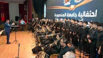 احتفالية جامعة المنصورة باليوبيل الذهبي لانتصارات أكتوبر المجيدة