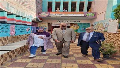 جولات لمدير تعليم المنوفية لمتابعة العملية التعليمية بجميع المدارس والنوعيات العام والفني