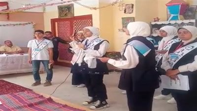 مدرسة فاطمة الزهراء بإسنا تفوز على مستوى الأقصر بمسابقة الإذاعية الحية