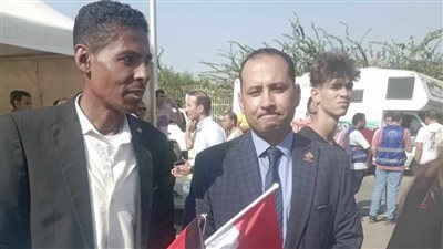 شريف الاسواني يشارك في مسيرة للتنديد بالعدوان الإسرائيلي