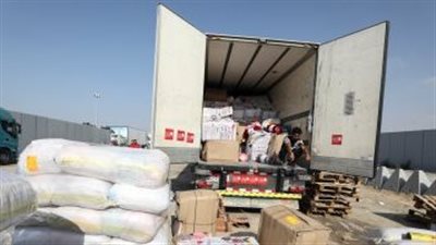 47 شاحنة مساعدات دخلت قطاع غزة اليوم عبر معبر رفح
