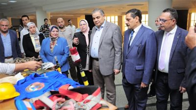 رئيس جامعة كفر الشيخ يفتتح فعاليات ملتقى السلامة والصحة المهنية بالجامعة