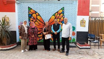 وكيل مديرية التعليم بالقاهرة تتابع إنتظام سير العملية التعليمية بإدارة حدائق القبة التعليمية