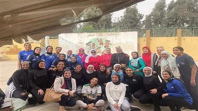 جامعة حلوان تنظم يومًا رياضيًا تحت شعار 