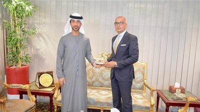 رئيس جامعة عين شمس يستقبل ملحق التعليم وعلوم التكنولوجيا لدولة الإمارات بالقاهرة