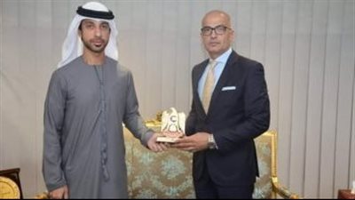 رئيس جامعة عين شمس يستقبل ملحق التعليم وعلوم التكنولوجيا لدولة الإمارات