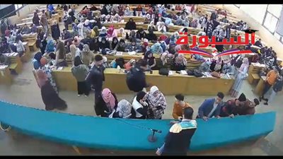 فيديو | استاذ القانون بجامعة مدينة السادات يصفع طالب بالقلم ويبصق عليه داخل المدرج 