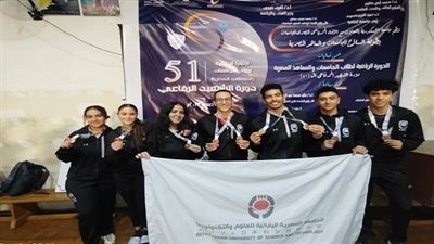 في بطولة السلاح للجامعات.. ١٠ ميداليات من نصيب طلاب الجامعة المصرية اليابانية