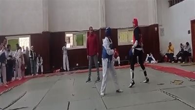 انطلاق بطولة التايكوندو بمشاركة كليات جامعة حلوان