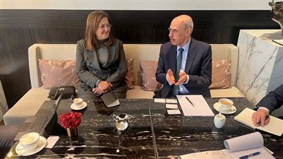 وزيرة التخطيط تبحث سبل التعاون مع رئيس مجموعة البنك الإسلامي للتنمية