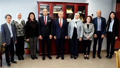 رئيس جامعة عين شمس يستقبل سفير كوريا الجنوبية في زيارة لبحث سبل التعاون