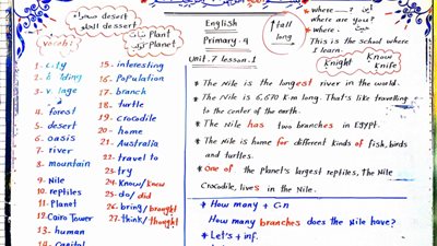 مراجعات نهائيه.. ابرز نقاط الدرس الأول للوحدة السابعة كونكت رابعة ابتدائي ترم ثاني