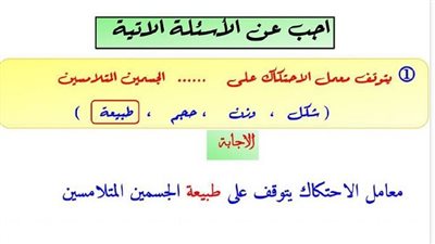 المراجعة النهائية فى الاستاتيكا للثانوية العامة.. 