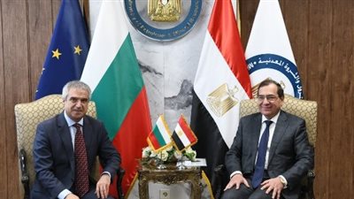 وزير البترول يستقبل نظيره البلغاري لبحث التعاون في التعدين والطاقة الخضراء والهيدروجين