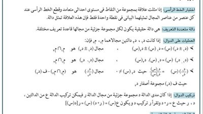 مراجعات نهائيه.. ملخص قوانين الرياضيات في 9 ورقات لـ الصف الثاني الثانوي 
