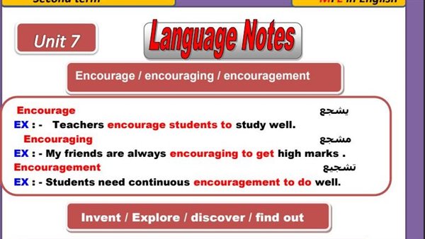 انجليزي ثانية ثانوي