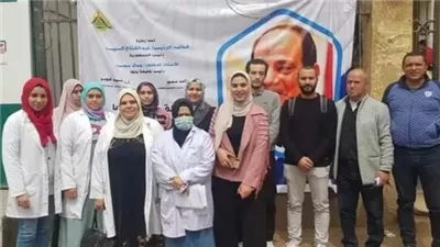 جامعة بنها تنظم قافلة طبية مجانية بقرية كفر الجمال طوخ