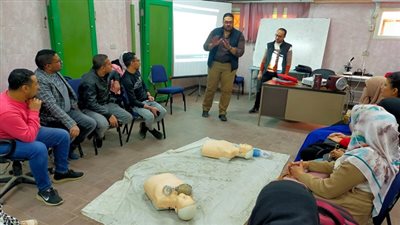 كلية الطب بـ جامعة سوهاج تنظم دورة تدريبية عن الانعاش القلبي الرئوي
