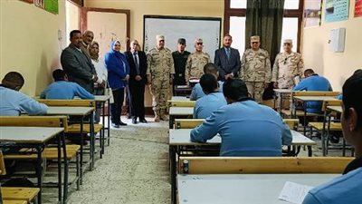 وكيل تعليم الجيزة يتابع مسابقة أكفأ مدرسة “ثانوي فني تأسيس عسكري”