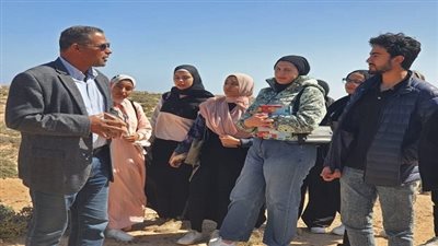 أخبار الجامعات | طلاب كلية الآثار جامعة مطروح في رحلة علمية لموقع 