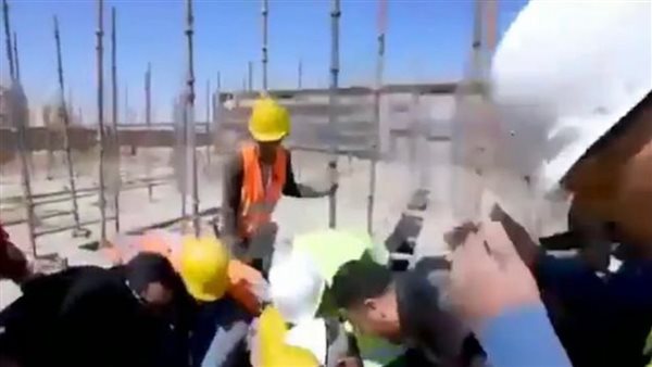 لحظة انقاذ عمرو الليثى