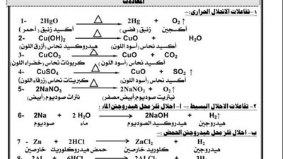 مراجعات نهائيه.. 200 سؤال وإجابتهم في علوم الشهادة الإعدادية