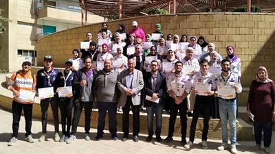 أخبار الجامعات | جامعة حلوان تختتم دورة تنمية المهارات الكشفية والإرشادية