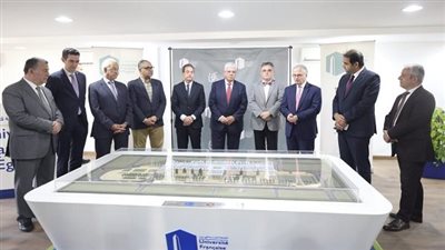 أخبار التعليم | وزير التعليم العالي يتفقد بدء إنشاء الحرم الجديد لـ الجامعة الفرنسية